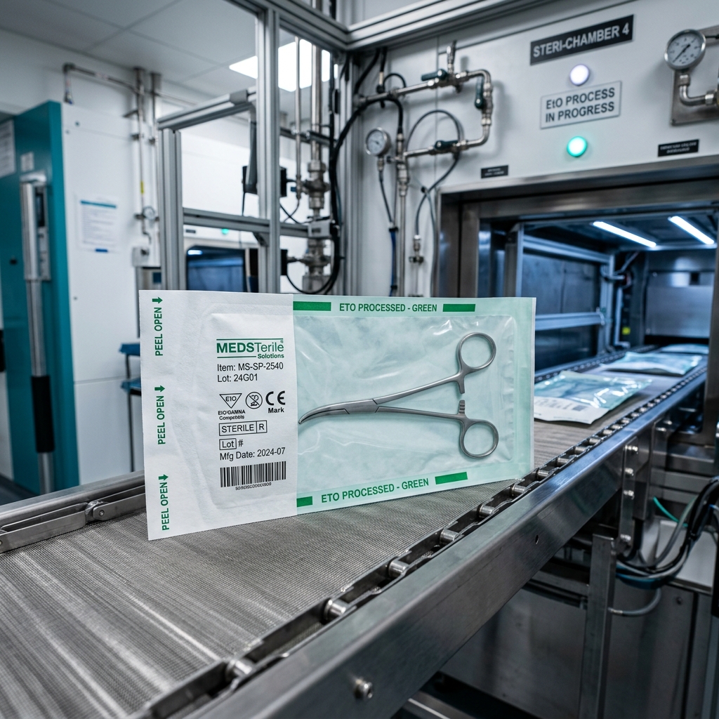 Sterilization compatible Tyvek packaging