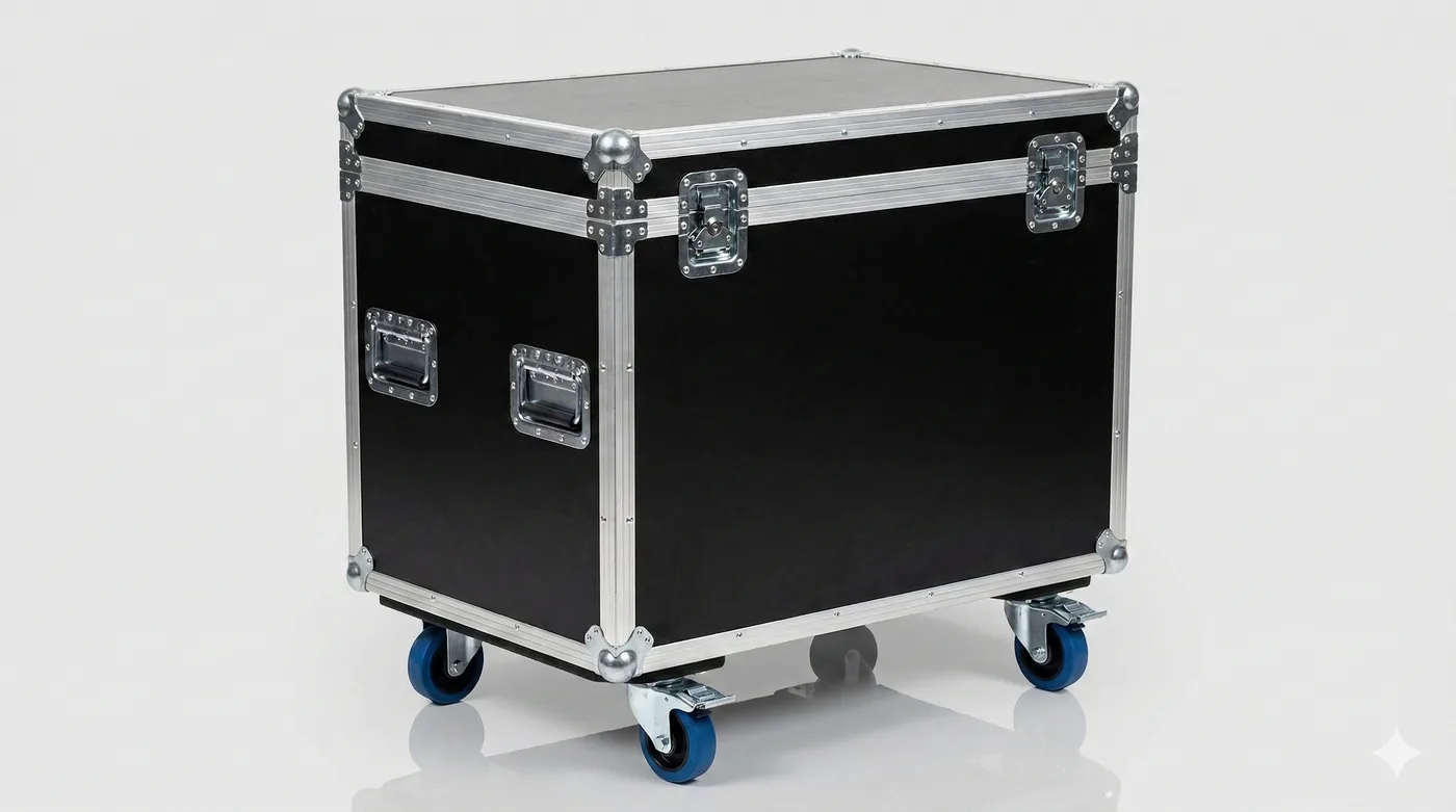 Wooden Flight Case — rugged protective carry case for transport